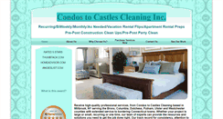 Desktop Screenshot of cleaningcondosandcastles.com